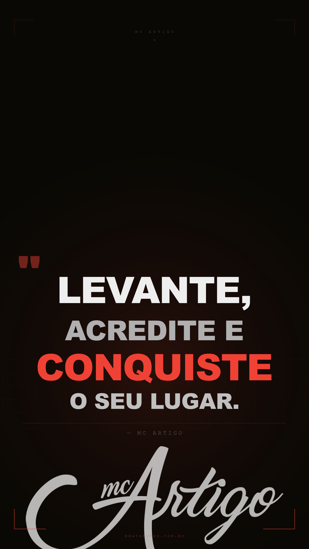 Wallpaper Mobile — Levante, acredite e conquiste
